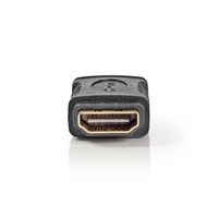 Nedis CVGB34900BK tussenstuk voor kabels HDMI Type A (Standard) HDMI Type A (Standaard) Zwart, Goud - thumbnail