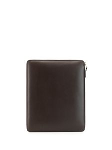 Comme Des Garçons Wallet étui pour ordinateur en cuir - Marron