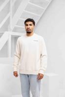 Off The Pitch World Sweater Heren Gebroken Wit - Maat XS - Kleur: Gebroken Wit | Soccerfanshop