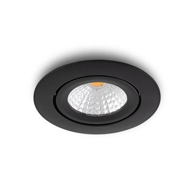 LED-inbouwspot Lumino zwart dimbaar IP54
