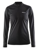 Craft Prime lange mouw hardloopshirt zwart/grijs dames