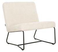MUST Living Fauteuil 'Zola' Chenille, kleur Naturel