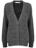 Alessandra Rich cardigan en maille intarsia - Gris - thumbnail