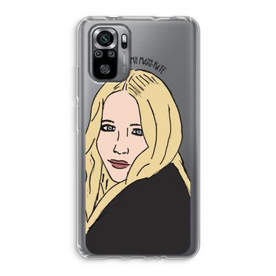 Mary Kate: Xiaomi Redmi Note 10S Transparant Hoesje
