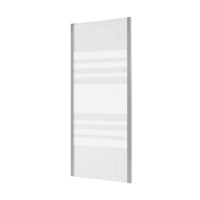 Douchewand Allibert Laja 86,5-89 x 200 cm Gelijnd Chroom