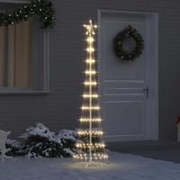 LED Kerstboom met 230 LED Warmwit 138.5 x 138.5 x 399 cm Metaal