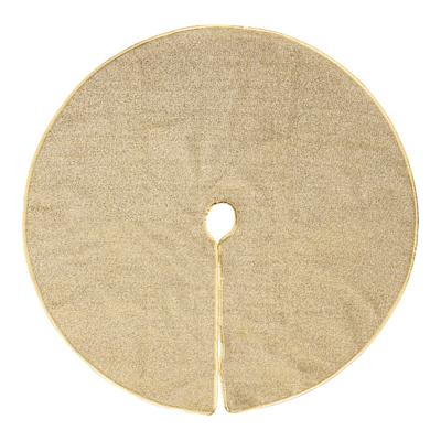 Kerstboomrok - goud - glitter - D90 cm - polyester - kerstboomkleed - kerstversiering?