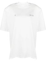 The Attico t-shirt en coton Kilie à logo pailleté - Blanc