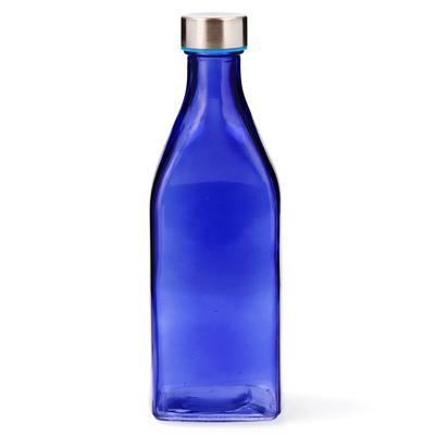 Fles Quid Habitat Blauw Glas 1 L (6 Stuks)