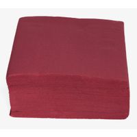 80x stuks luxe kwaliteit servetten bordeaux rood 38 x 38 cm - thumbnail