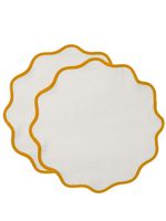 La DoubleJ lot de deux sets de table Cloud - Blanc