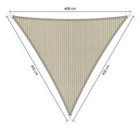 Driehoek 4,00x4,00x4,00 m Sahara Sand - Shadow comfort