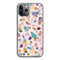 Terrazzo Memphis Pink: iPhone 11 Pro Transparant Hoesje