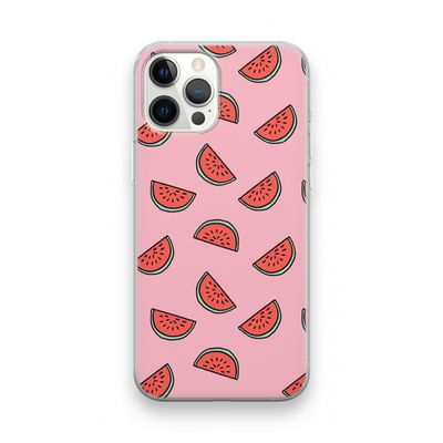 Watermeloen: iPhone 12 Pro Transparant Hoesje