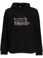 Karl Lagerfeld hoodie à logo imprimé - Noir - thumbnail