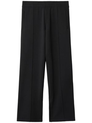 Burberry pantalon de jogging à logo Equestrian Knight - Noir