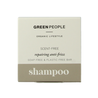 Green People Shampoo bar scent free repairing anti frizz 50 Gram