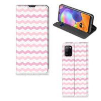 Samsung Galaxy A31 | Hoesje met Magneet | Waves Roze