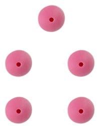 Durable Siliconen Kralen 12mm 5 stuks 786 Dark Pink