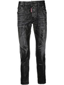 DSQUARED2 jean skinny à effet usé - Noir