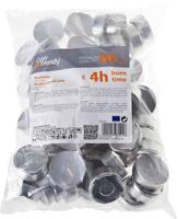 Cosy & Trendy theelichtjes 4H, wit, pak van 50 stuks