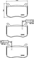 Brake Pad Set, Disc Brake 8db 8DB355039051