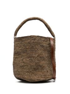 IBELIV Siny woven tote bag - Marron