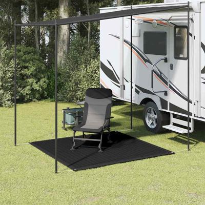 VidaXL Tenttapijt 200x200 cm zwart