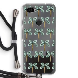 Paradise: Pixel 3a Transparant Hoesje met koord