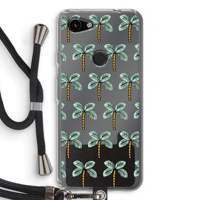 Paradise: Pixel 3a Transparant Hoesje met koord