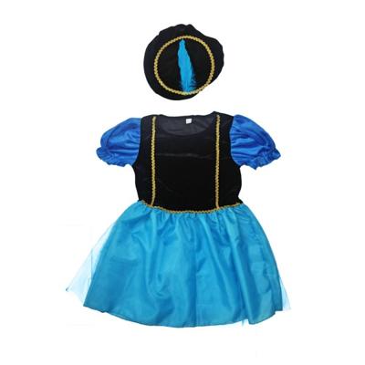 Pietenjurk Paars/blauw 110-116 Cm