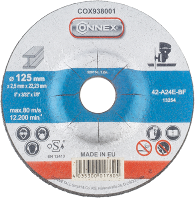 Connex slijpschijf metaal 125mm - cox938001