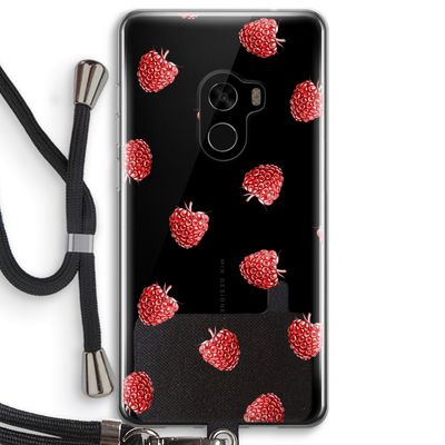 Framboosjes: Xiaomi Mi Mix 2 Transparant Hoesje met koord