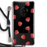 Framboosjes: Xiaomi Mi Mix 2 Transparant Hoesje met koord