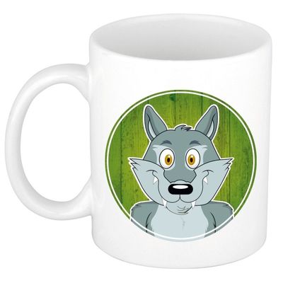 Wolf mok / beker voor kinderen 300 ml