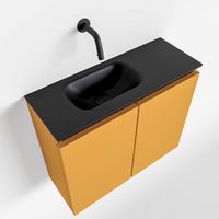 Toiletmeubel Mondiaz Ture | 60 cm | Meubelkleur Ocher | Eden wastafel Urban Links | Zonder kraangat