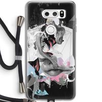 Camouflage de sommeil: LG V30 Transparant Hoesje met koord