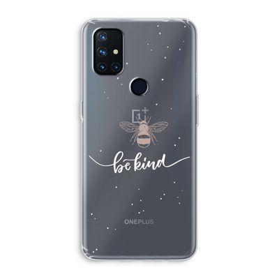 Be(e) kind: OnePlus Nord N10 5G Transparant Hoesje