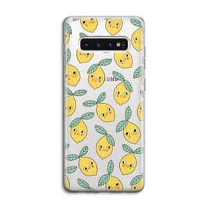 Citroenen: Samsung Galaxy S10 4G Transparant Hoesje