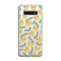 Citroenen: Samsung Galaxy S10 4G Transparant Hoesje