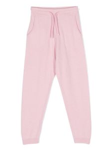 MC2 Saint Barth Kids pantalon de jogging fuselé à logo brodé - Rose