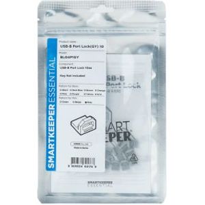 Smartkeeper BL04P1GY poortblokker USB Type-B Grijs Kunststof 10 stuk(s)