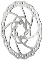 Tektro tr160-17 remschijf rotor ø160mm 2.3mm 6-punt zilver