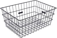 BASIL mand zembla groot vast voor driewieler zwart