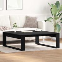 Salontafel Zwart eiken 100 x 100 x 35 cm Bewerkt hout