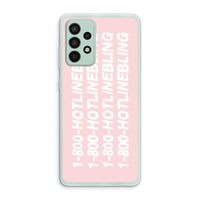 Hotline bling pink: Samsung Galaxy A52s 5G Transparant Hoesje
