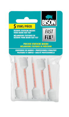 Fast Fix2 statische mengers zak 5 stuks - Bison