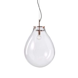 Bomma Tim Large Hanglamp - Transparant - Koper