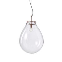 Bomma Tim Large Hanglamp - Transparant - Koper