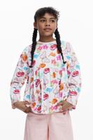 Uitlopende fruiten T-shirt - MATERIAL FINISHES - 9/10